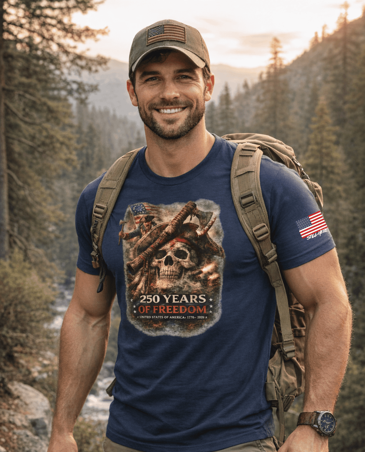 250 Years of Freedom Troop Tribute T-Shirt