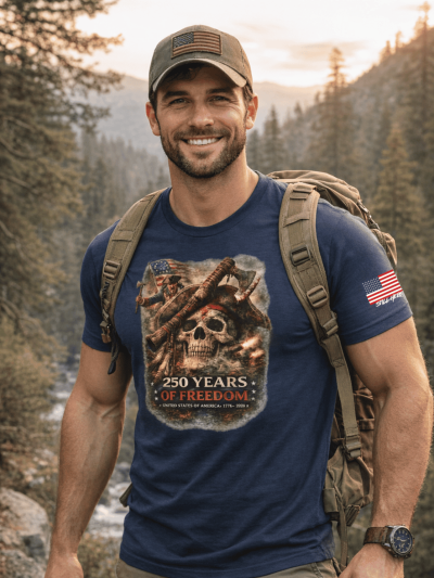 250 Years of Freedom Troop Tribute T-Shirt