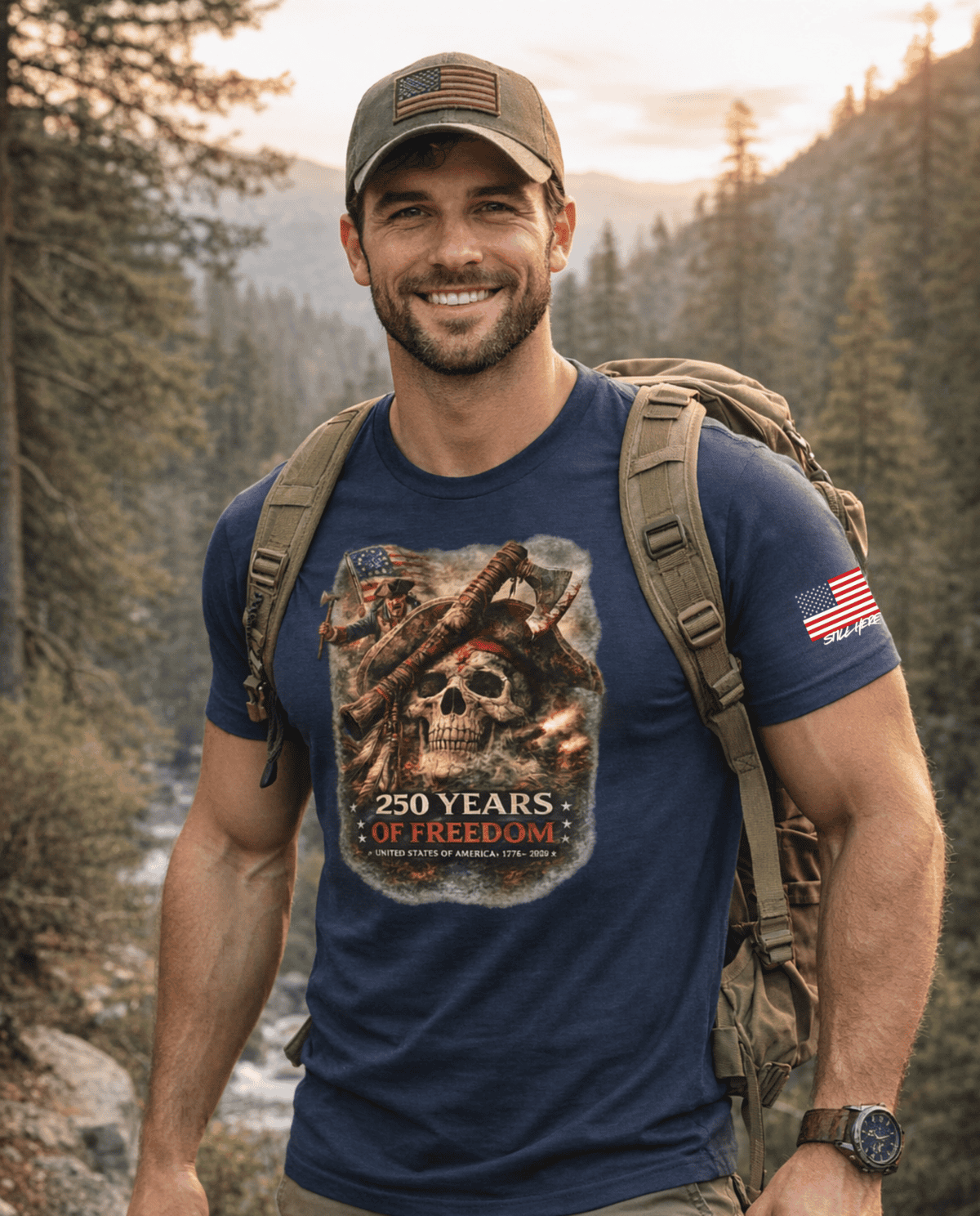 250 Years of Freedom Troop Tribute T-Shirt