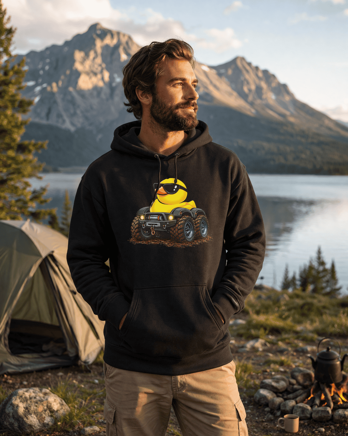 Duck Duck Ducking Hoodie - Image 2
