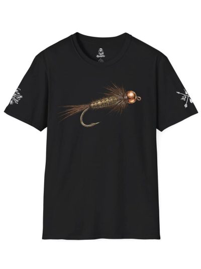Fly Fishing Tee — Nymph Fly Casting Graphic T-Shirt