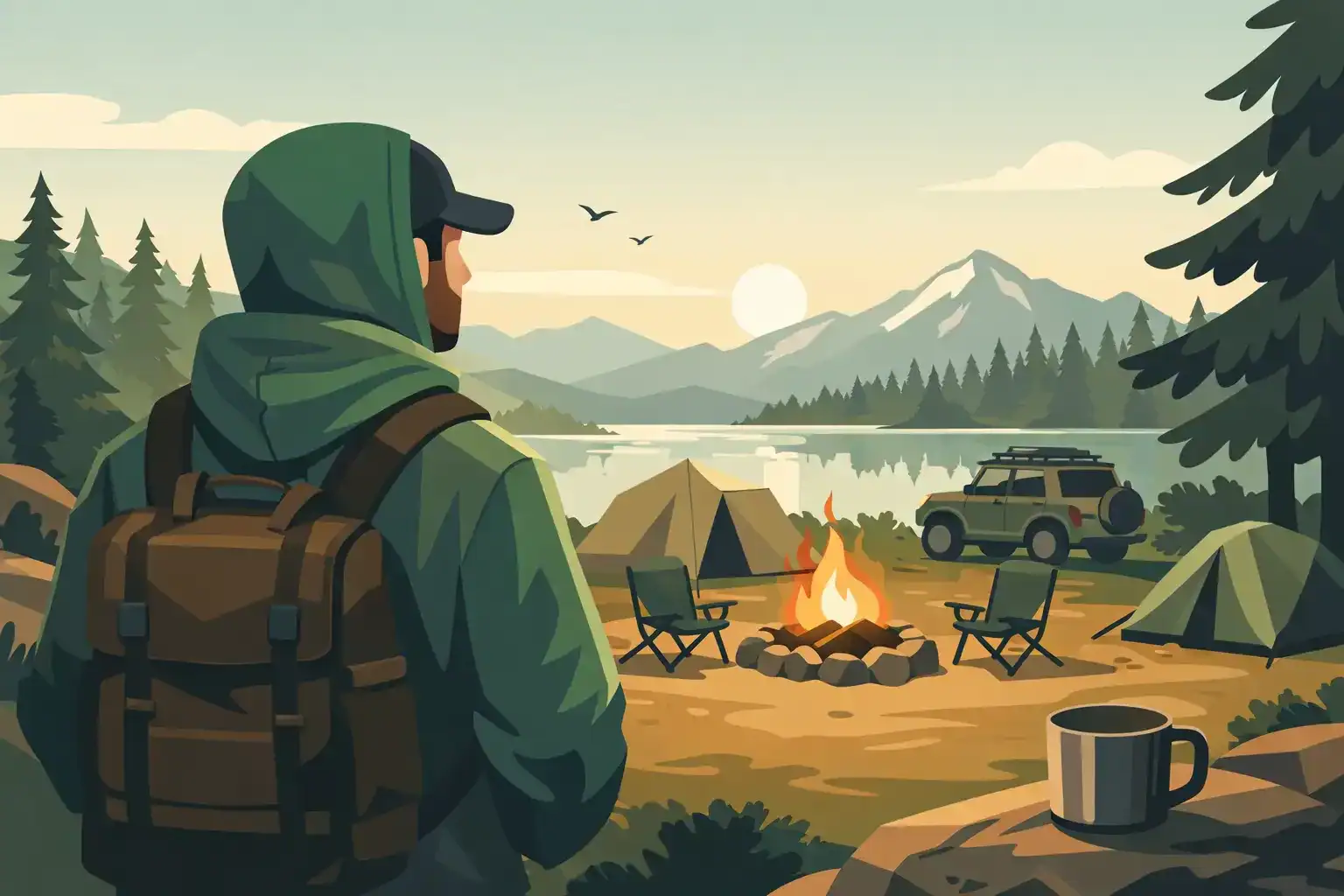 Camping Hoodies for Men That Earn a Spot