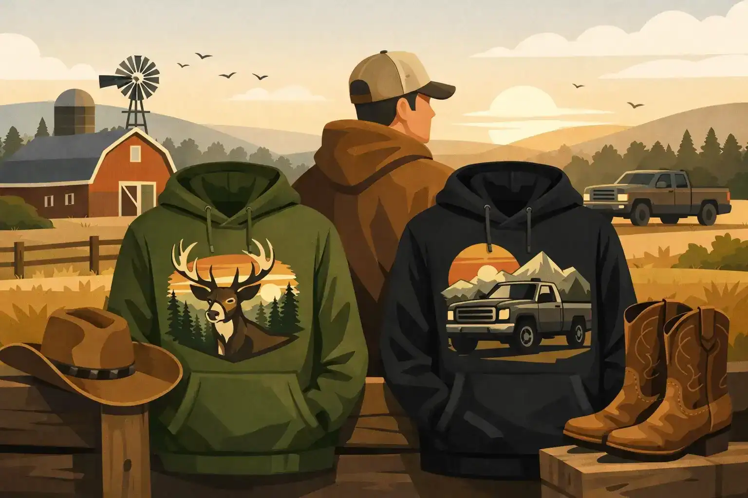 How to Pick Graphic Hoodies for Country Boys
