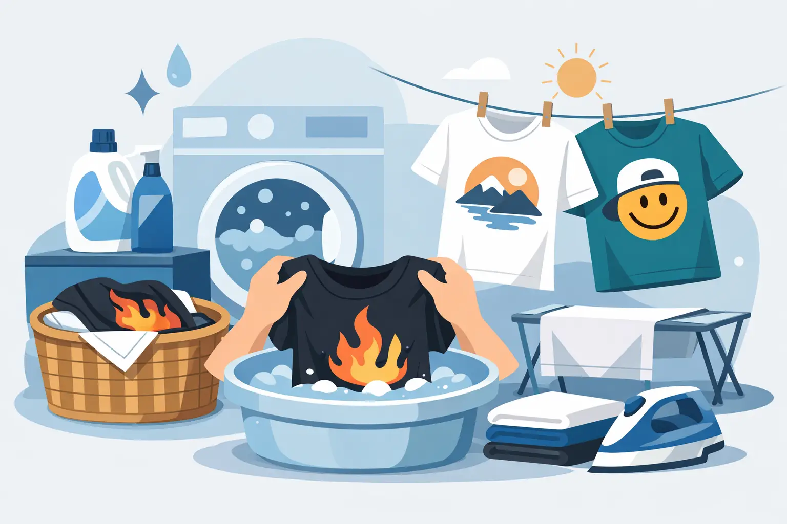 How to Wash Graphic Tees the Right Way