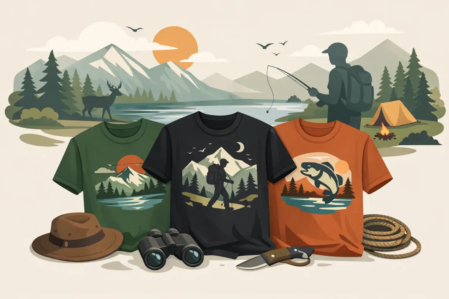 12 Best Graphic Tees for Outdoorsmen