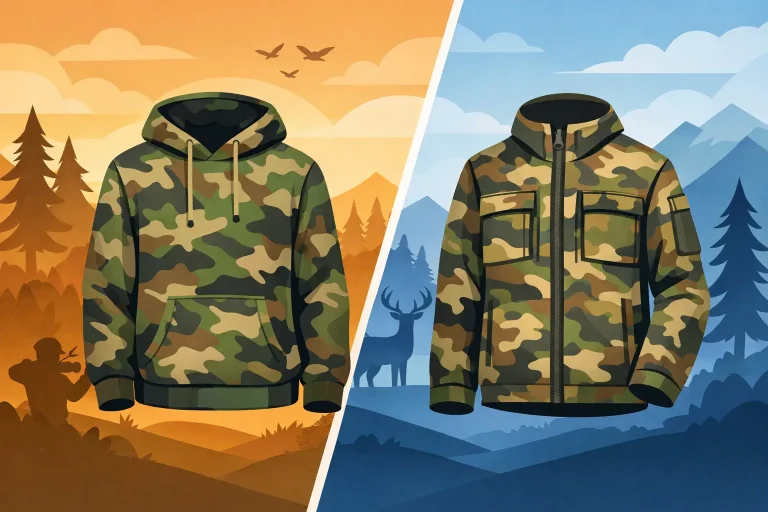 Bowhunting Hoodies vs Camo Jackets