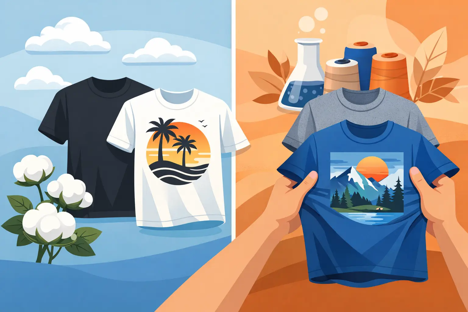 Cotton vs Blended Graphic Tees That Hold Up