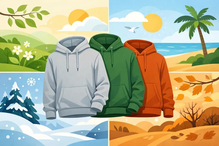 Guide to Hoodie Fabric Weight for Every Season